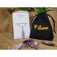 thumbnail image 6 of Crystal Necklace Silver Wire Wire Wrapped Amethyst necklace, 6 of 9