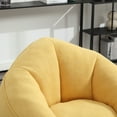 thumbnail image 5 of PORKISS Oversized Bean Bag Chair with Ottoman, Memory Foam Super Soft Lazy Couch for Adults Teens Kids, Microfiber Yellow, 5 of 12