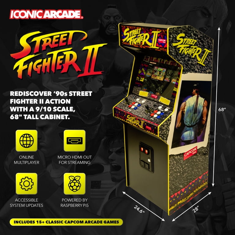 Iconic Arcade, Arcade Machine, Street Fighter II The World Warrior