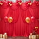 thumbnail image 2 of Cortinas de fondo Wish Care, color rojo, 12 x 305 cm, sin arrugas, paquete de 10, 2 of 7