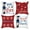 B, variant on Moocorvic 4th of July Pillow Covers Set of 4 American Flags Star Striped Print Patriotic Couch Pillowcase 18 x 18 Inch, Red