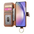 thumbnail image 2 of For Samsung Galaxy A25 5G (Global) (161.0 x 76.5 x 8.3mm) Case RFID Blocking Zipper Wallet PU Leathe, 2 of 5