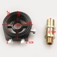 thumbnail image 2 of FENGGUIQU 2Ud Car Oil Cooler Kit Negro Con Adaptador Sandwich Aluminio Para Control De Temperatura, 2 of 2