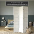 thumbnail image 2 of Red Lantern 7 ft. Tall Double Cross Shoji Screen - White - 3 Panels, 2 of 6