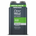 thumbnail image 2 of Dove Men+Care Men's Antiperspirant Deodorant Dry Spray Extra Fresh, 2 of 5