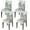 2, variant on Touchbetter 4PCS Christmas Dining Chair Covers, Ink and Wash Deer Stretch Removable Washable Slipcover Chair Protector for Dining Room Home Decor