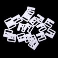 thumbnail image 3 of Paquete de 10 clips de plástico para ajustar correas de sujetador, deslizadores, ganchos para corsé, ligas y bikini. Blanco2, 3 of 9