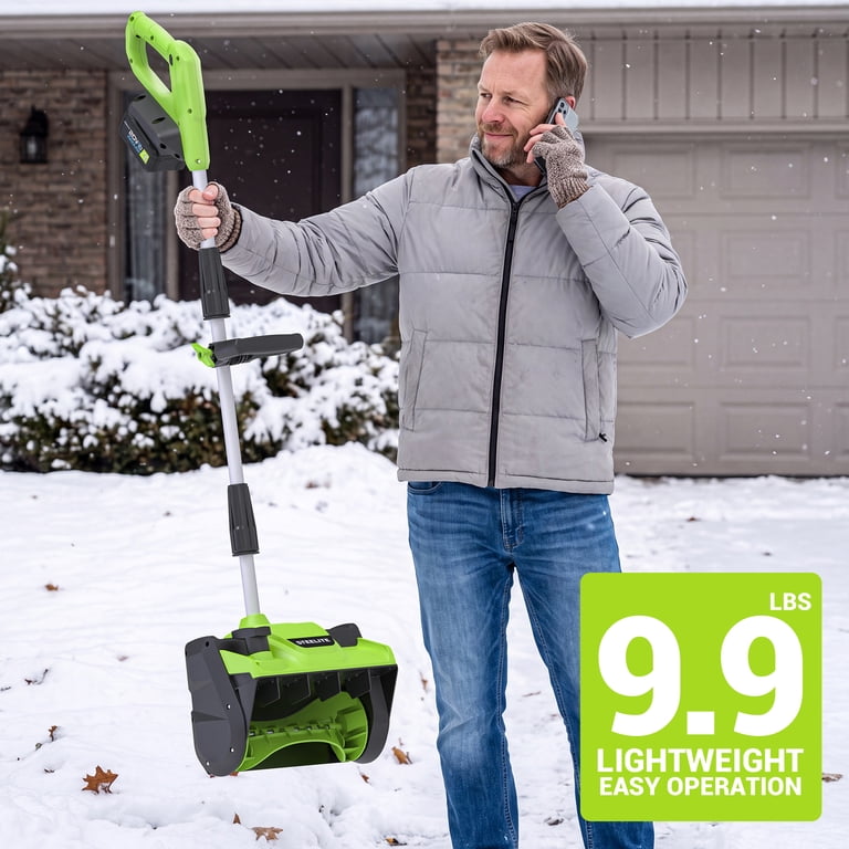 Cordless Electric Snow Shovel, 21V 13-Inch Clearing photo 8