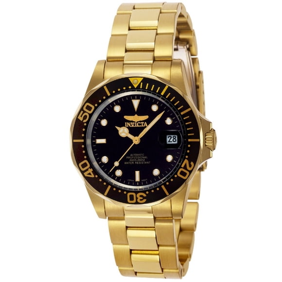 Invicta Men's Pro Diver 8929 Gold Stainless-Steel Plated Automatic Self Wind Diving Watch