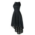 thumbnail image 4 of Bigersell Tank Robe Débardeur pour Femmes Mode Femmes Col Rond Uni Vintage Élégante Midi Soirée Fermeture Éclair Sans Manches Robe Coupe Régulière et Évasée Style 14395, Robes Maxi Femme Noir m, 4 of 8