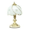 Better Homes and Gardens Floral Glass Shade Touch Lamp