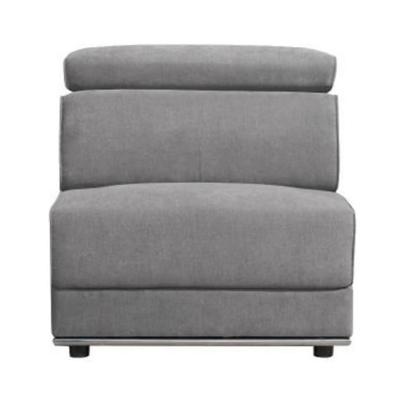 Ergode Modular Armless Chair Dark Gray Fabric