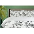 thumbnail image 3 of Ambesonne Vintage Duvet Cover Set, New Modern Art, 2-Calking, White and Black, 3 of 6