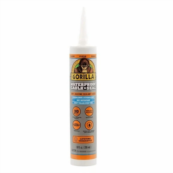 STARLIGHT- Gorilla Glue Clear Caulk 10Oz Sealant For Home Improvement Waterproof Adhesive