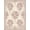 Pink Ivory, Pattern 2, variant on ODIKA 9'x12' Washable Area Rug Low Pile, Flatwoven, Vintage Scrolling Botanical Border Distressed Scroll Boho Pink Flowing Dynamic for Great Room, Indoor Concept, Large Living