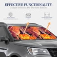 thumbnail image 4 of Haiem Halloween Pumpkin And Elegant Cats Car Windshield Sun Shade (2 Pieces) Foldable Windshield Sun Shade Car Accessories for Truck SUV Pickup-Small, 4 of 7