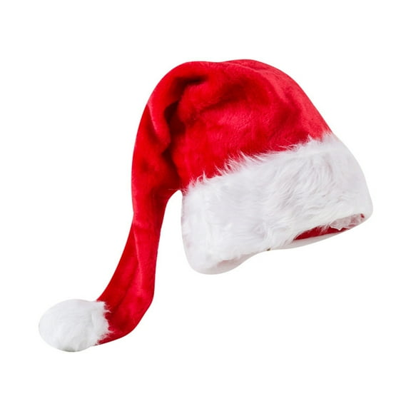 Christmas Hats for Women Velvet Red Santa Hat for Women New Years