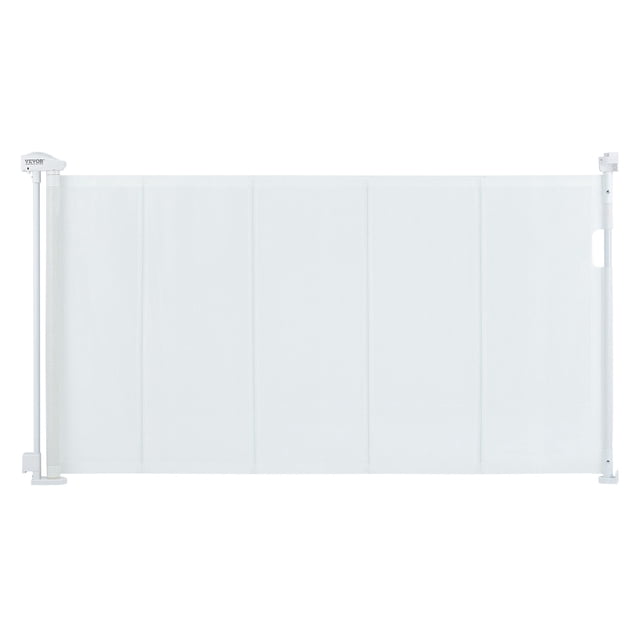Puerta retráctil para bebés VEVOR para escaleras de 86 a 152 cm de ancho y 86 cm de alto