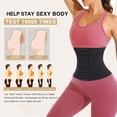thumbnail image 2 of Waist trainer for women\men, abdominal control, sports fitness shapewear, best abdominal trainer for weight loss, weightlifting or strength building, abdominal training, work out, black, 2 of 10