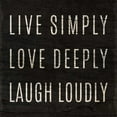 thumbnail image 3 of SD Graphics Studio 12x12 Black Modern Framed Museum Art Print Titled - Simply and Brightly I, 3 of 5