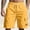 002 Yellow, variant on Mens Casual Lightweight Shorts Hiking Jogging Sport Shorts with Pockets Summer Cargo Shorts