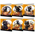 thumbnail image 2 of Kit Tarjeta Felicitación Con Pirata Halloween Forma Especial 6 Uds., 2 of 6