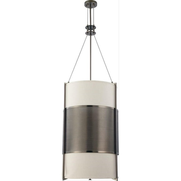 Nuvo 60/4032 Diesel Pendants 21in Hazel Bronze Khaki 6-light