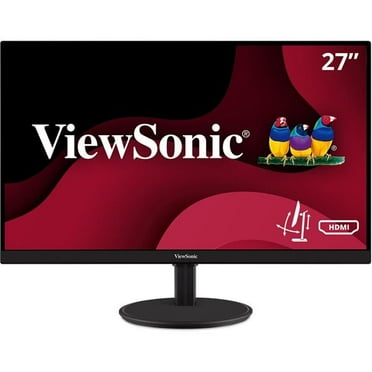 27 in. 1080p Ergonomic 75Hz Monitor with FreeSync HDMI & VGA Monitor, Black