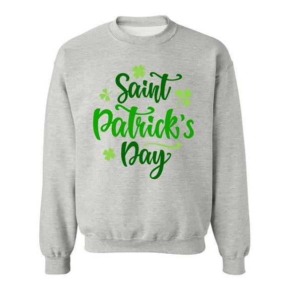 Saint Patrick's Day Shamrock Sweatshirt Men -Image by Shutterstock, Male x-Large
