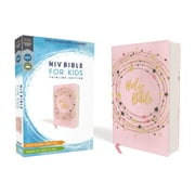 Niv, Bible for Kids, Flexcover, Pink/Gold, Red Letter, Comfort Print: Thinline Edition (Paperback)