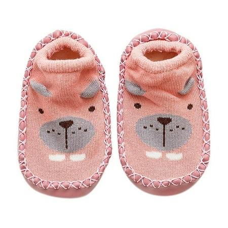 

Clearance Infant Baby Socks with Rubber Solesborn Baby Girls Boys Shoes Autumn Baby Floor Socks Anti Slip Soft Sole Foot Sock