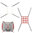thumbnail image 5 of AOOOWER Hitting Batting Catching Pitching, Backstop Baseball Training Net Baseball Softball Practice Net, Baseball Training Net, 5 of 18