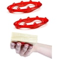 thumbnail image 5 of 2 Pack Bar Soap Grip no Goo or mess Soap Holder for Bath and Showersrose red, 5 of 5