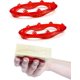 thumbnail image 5 of 2 Pack Bar Soap Grip no Goo or mess Soap Holder for Bath and Showersrose red, 5 of 5