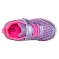 thumbnail image 7 of NEWMALL Girls' Shoes Comfortable Flashing Light Up Sneakers, Purple, Size 6, 7 of 7