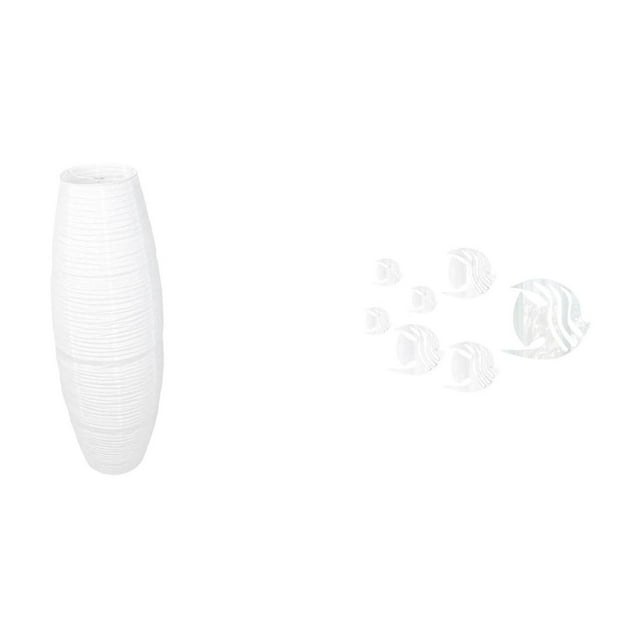 Cubierta de lámpara de pie,Lámpara de pie decorativa con pantalla de papel de arroz,Lámpara de pie clásica con pantalla y accesorios de iluminación,Adhesivo de pared,Vinilos decorativos de