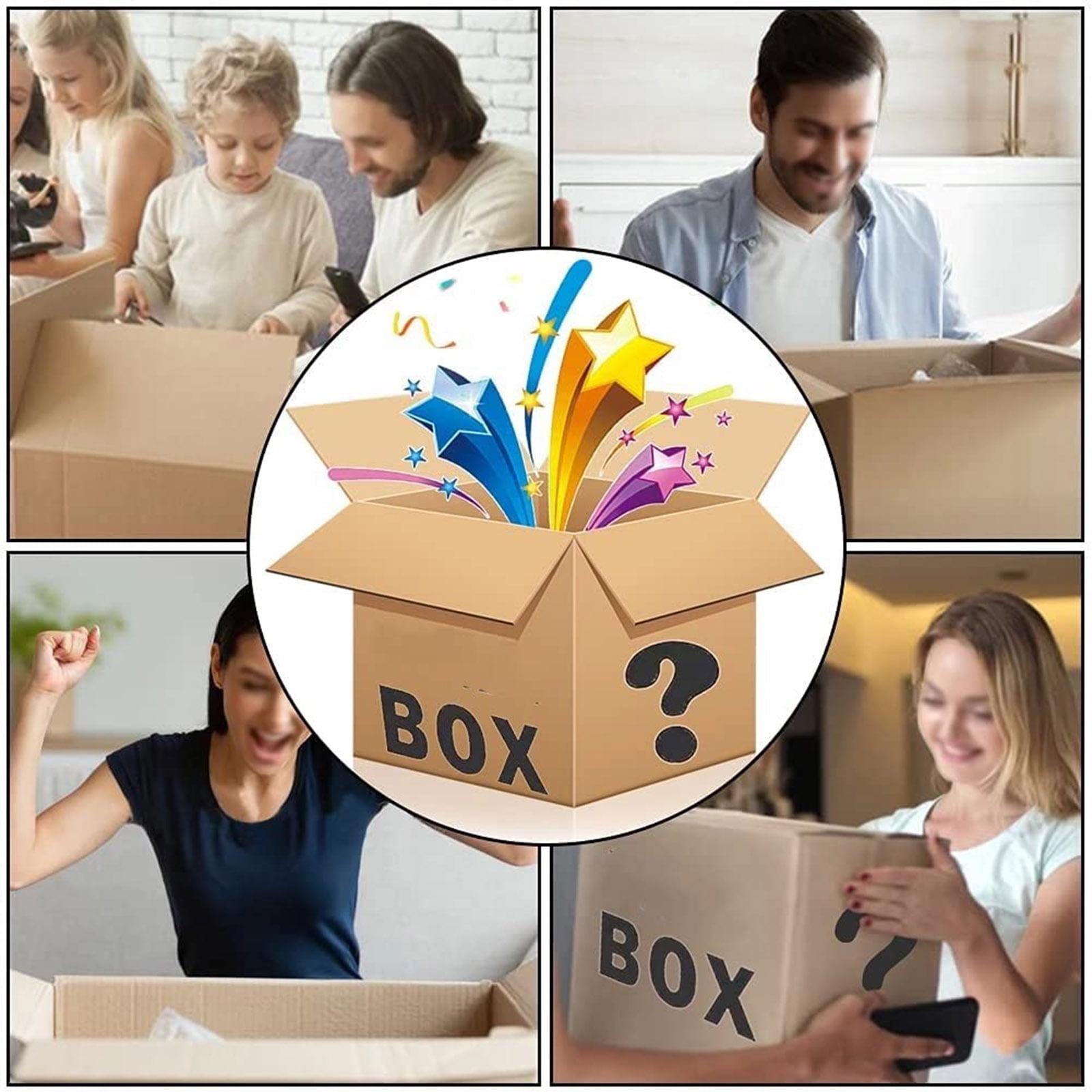 Christmas Gift Surprise Box Premium Electronics Gift Box - Merry Christmas Surprise Birthday Gift Box with Smartwatches & Tech Gadgets (2-20 Piece Random Assortment)