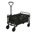 thumbnail image 2 of Heavy Duty Capacity Collapsible Folding Outdoor Utility Wagon Patio Garden Cart with 2 Drink Holders and Wheels for Camping and Picnic, 2 of 8