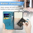 thumbnail image 4 of case for Google Pixel 6 Pro Cartoon Girl Wallet Case,Cat Dog Style Flip Phone Cover with ID Card Holder & Kickstand PU Leather Magnetic Clasp Cases for Google Pixel 6 Pro MG Blue, 4 of 7