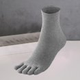 thumbnail image 4 of ievspot 1 Pair Toe Socks Fall Winter Moisture-Wicking Breathable Arch Support Men Women Athletic Running Cotton Five Fingers Sock, 4 of 8