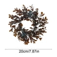 thumbnail image 2 of WWG Candle Ring, Plastic Candle Wreath for Dining Table, 7.87 Inch Diameter, Festive Decoration for Party, Home, Fireplace, Includes 1 Piece, Versatile Candle Holder for Cylindrical Candles, 2 of 6