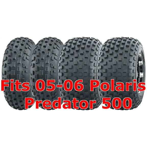 Set 4 Wanda Sport ATV Tires 21x7-10 & 22x11-10 05-06 Polaris Predator 500