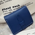 thumbnail image 5 of Hukapapa Carteras de mano hechas a mano Organizador de tarjetas con clip para billetesazul, 5 of 5