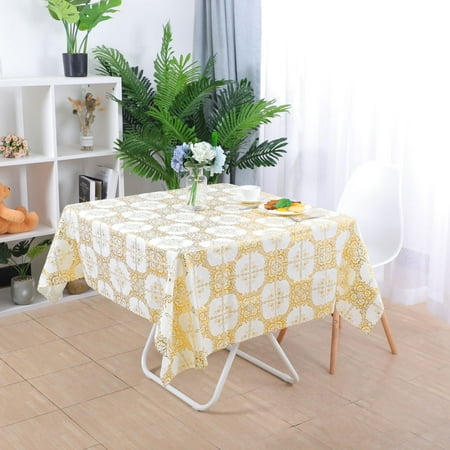 Square Tablecloths Pvc Table Cover Indoor Outdoor Tabletop