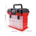 thumbnail image 4 of sweethay Caja de aparejos de pesca, accesorio de cebo multifuncional portátil, hebilla de custodia impermeable, Kit de herramientas, caja de Pescar Rojo sweethay OD020888-02, 4 of 6
