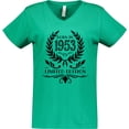 thumbnail image 3 of Inktastic Born in 1953 Limited Edition Women's V-Neck T-Shirt, 3 of 5