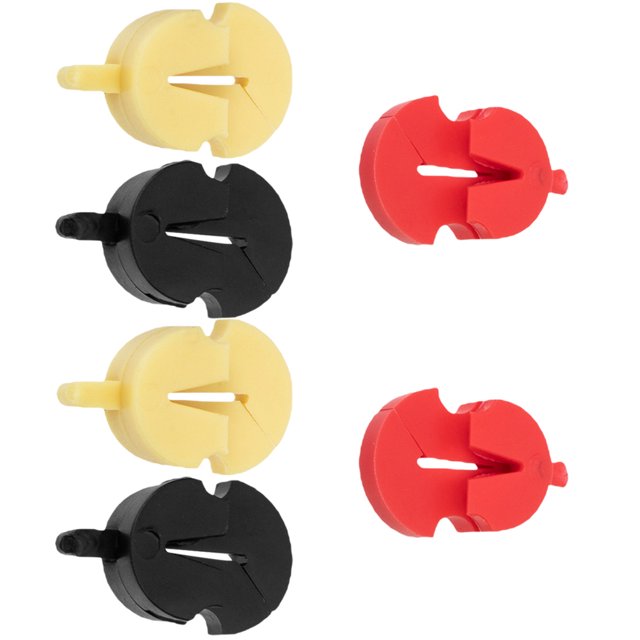 YSNOOWE 6Ud Mute De Goma Para Violín Sustituto Práctico Con Reducción De Volumen Y Sonido