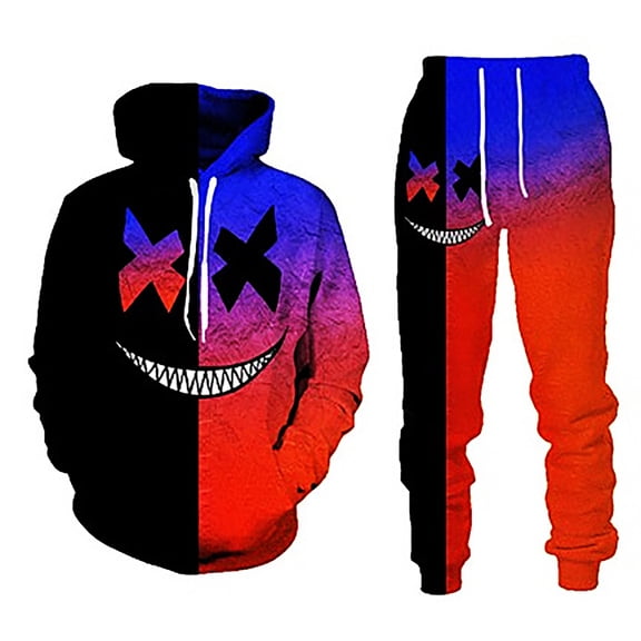 Valora Men And Women Sports Suit Autumn Winter Leisure Hooded Sweater Pants With Tassels Sports Suit For Everyday Comfort And Living Multicolour S