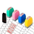 thumbnail image 3 of pitrice 9Pcs Stamp Teacher Scrapbook Projects Diary Art Tool Photosensitive Stamps, 3 of 9
