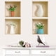 thumbnail image 3 of pstuiky Adhesivo de pared tridimensional con simulación 3D de un jarrón, adhesivos para ventanas con forma de plantas y flores., 3 of 5